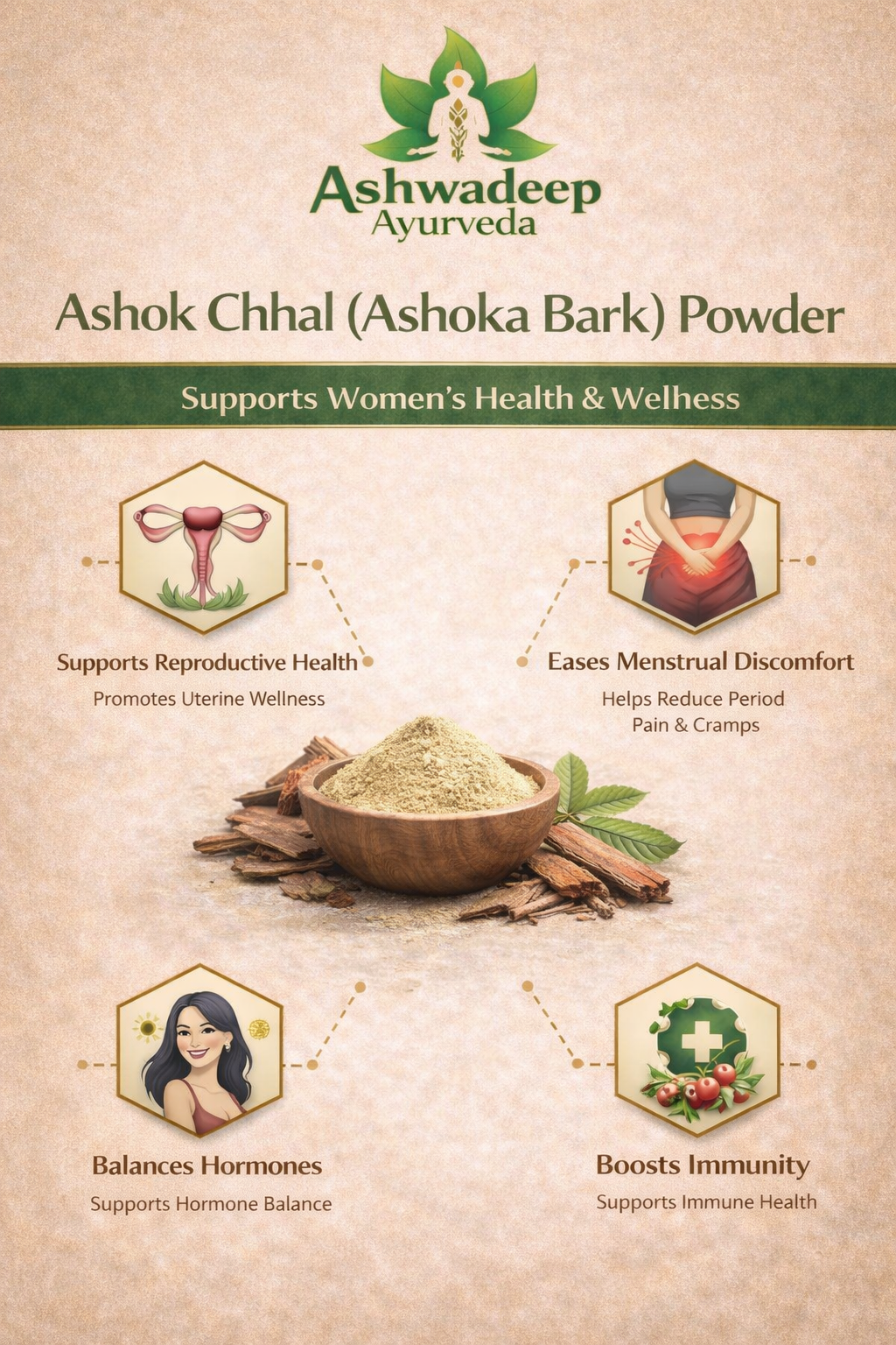 ASHWADEEP Ashok Chhal Powder - Image 3