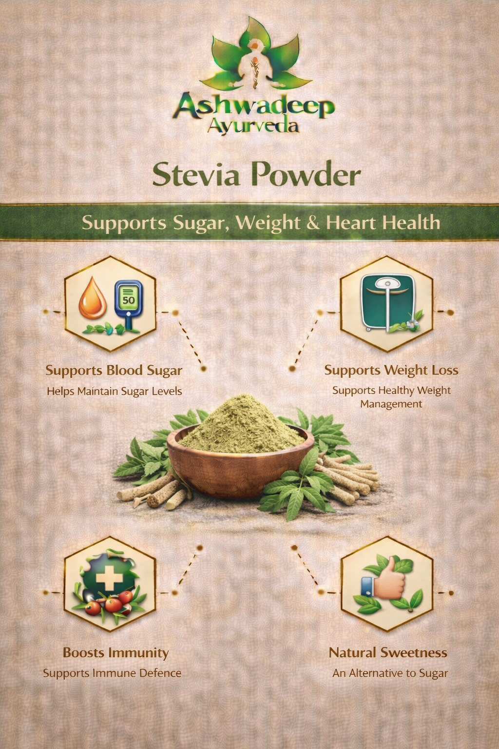 ASHWADEEP Stevia Powder - Image 2