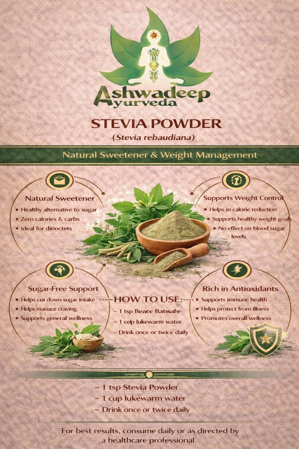 ASHWADEEP Stevia Powder - Image 3