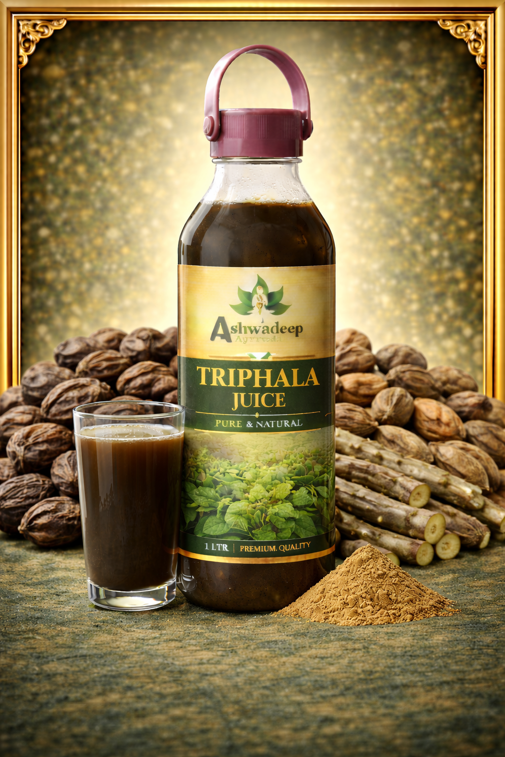 ASHWADEEP Triphala Juice – Traditional Herbal Blend